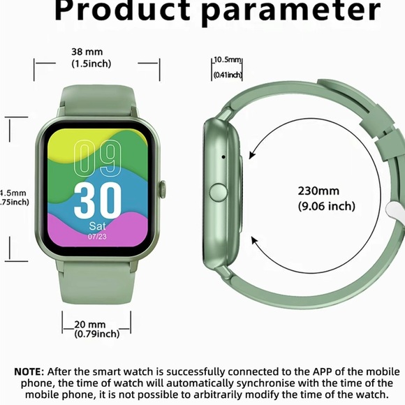 1.83” Touch Screen Fitness Smartwatch - Picture 6 of 10
